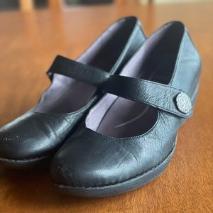 Dansko Adelle Mary Jane Flat Black